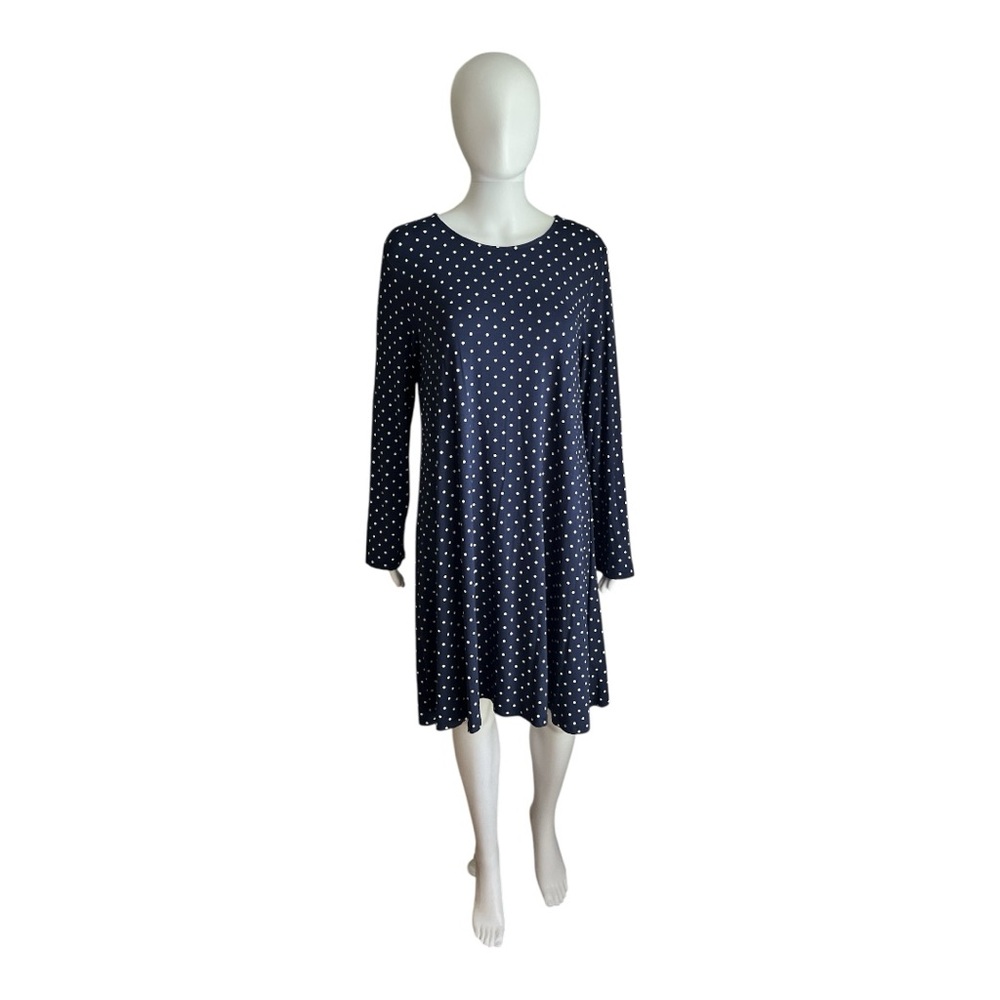Old Navy Polka Dot Long Sleeve Dress Size L